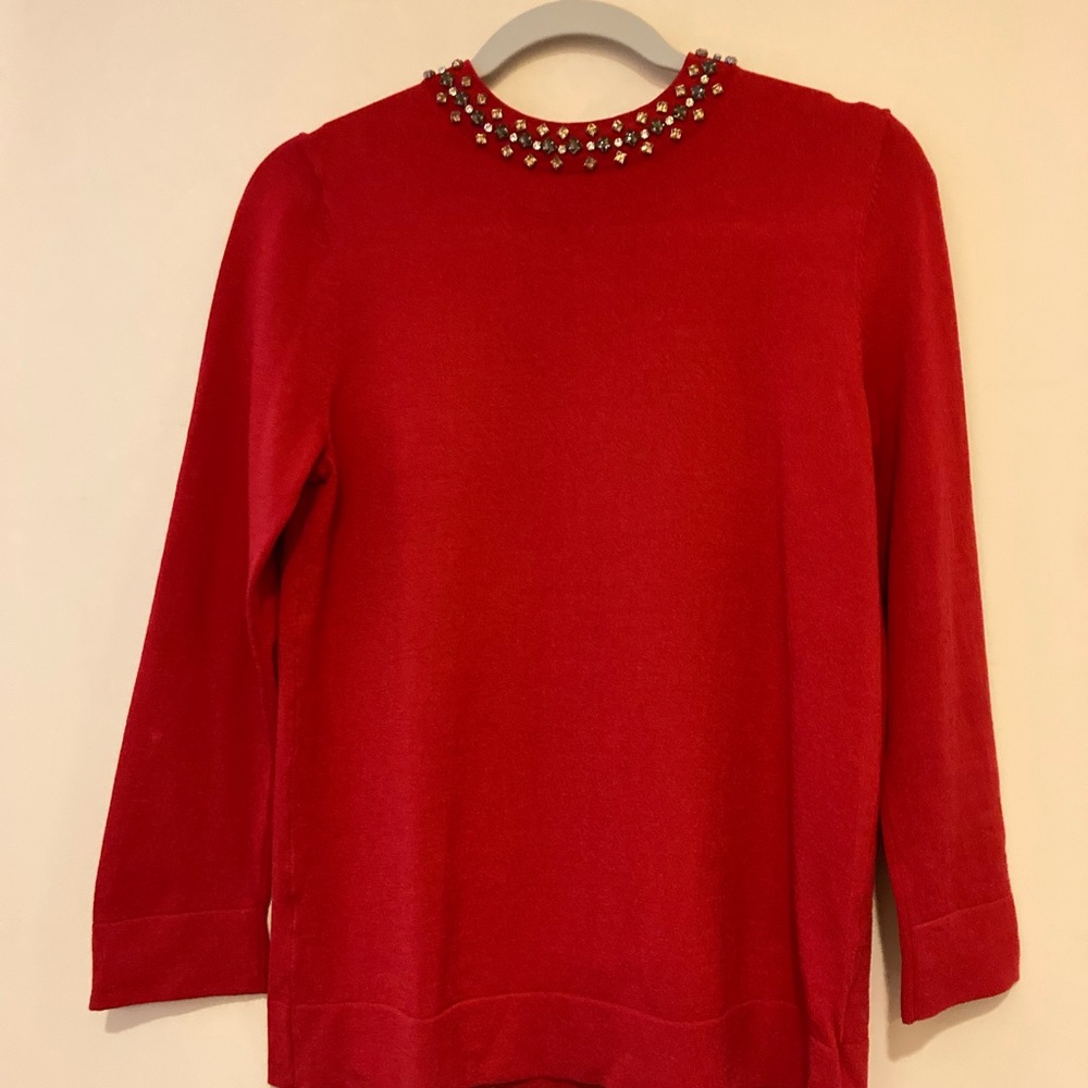 Ann Taylor Holiday Sparkle Top M
